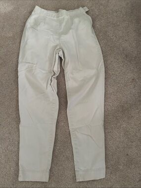 GAP Cream Elastic-Waist Chinos for Kids